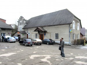 The 'courtyard' on Halytska Street