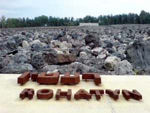 The memorial for Rohatyn Jews killed at Bełżec